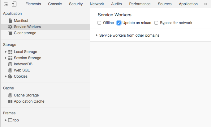 Chrome Service Worker Update on Reload