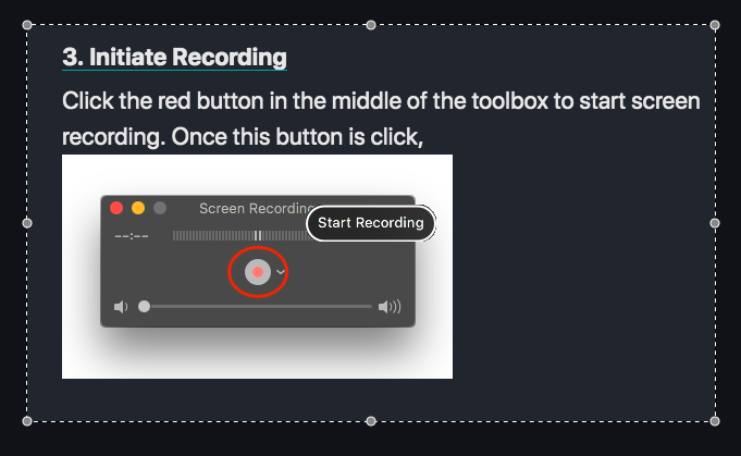 QuickTime Player Drag Select Screen For Partial Recording